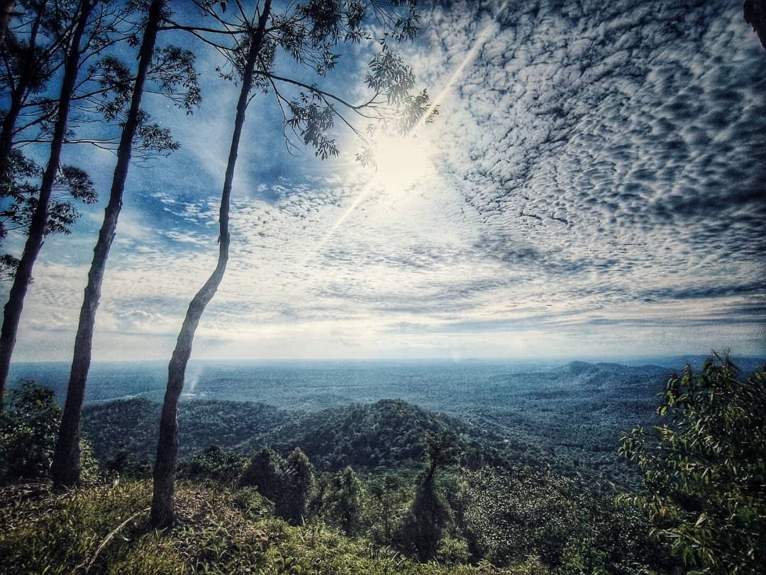 Aerial landscape view from Ulu Slim